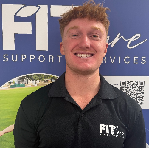 Portrait of Jayden, FITCare support worker